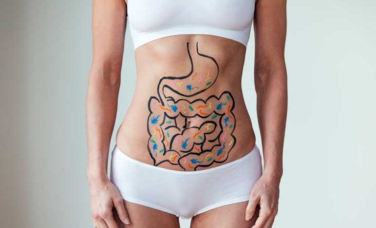 How do microbes in the stomach affect mental health?